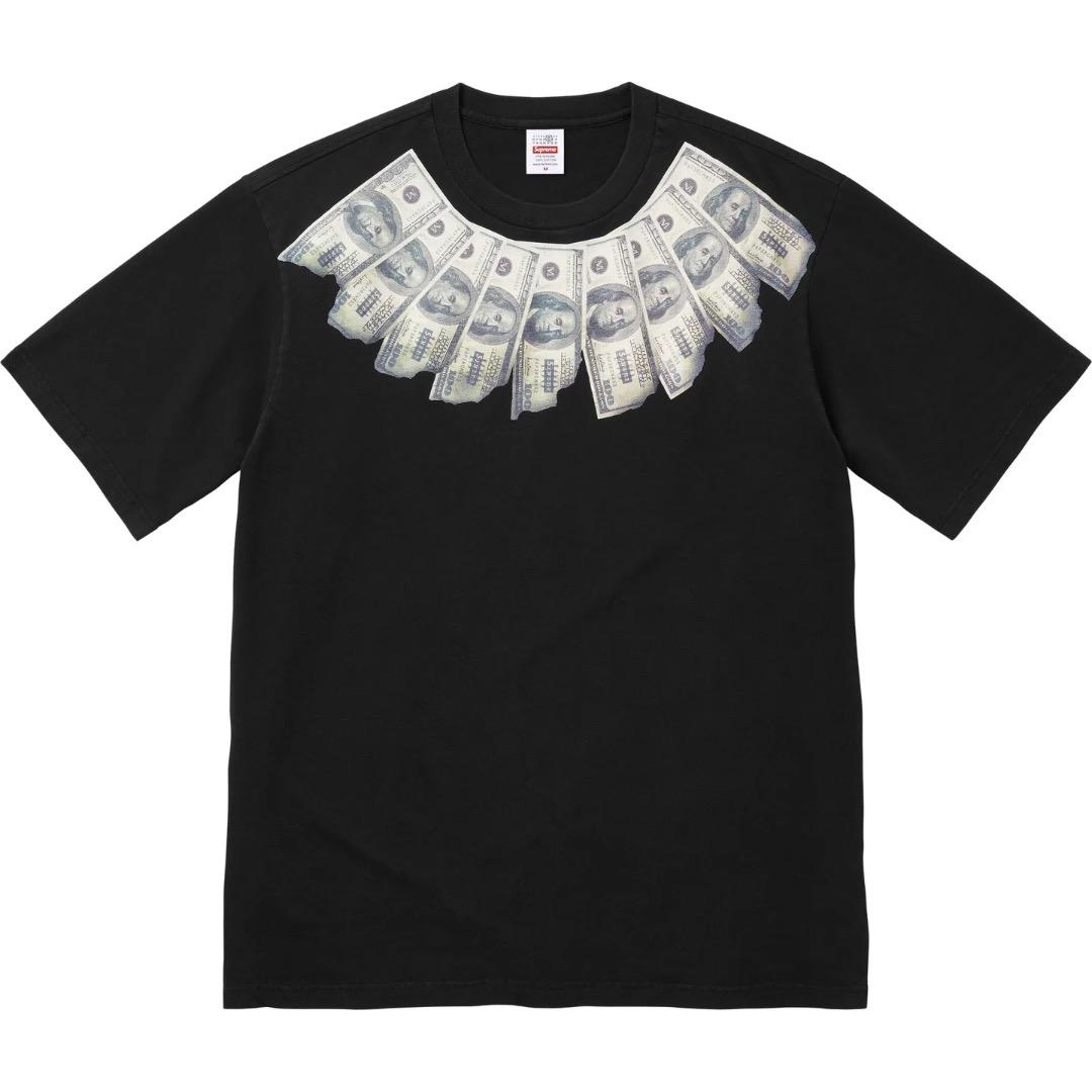＜Lサイズ＞MM6 Supreme Money S/S Top／Black