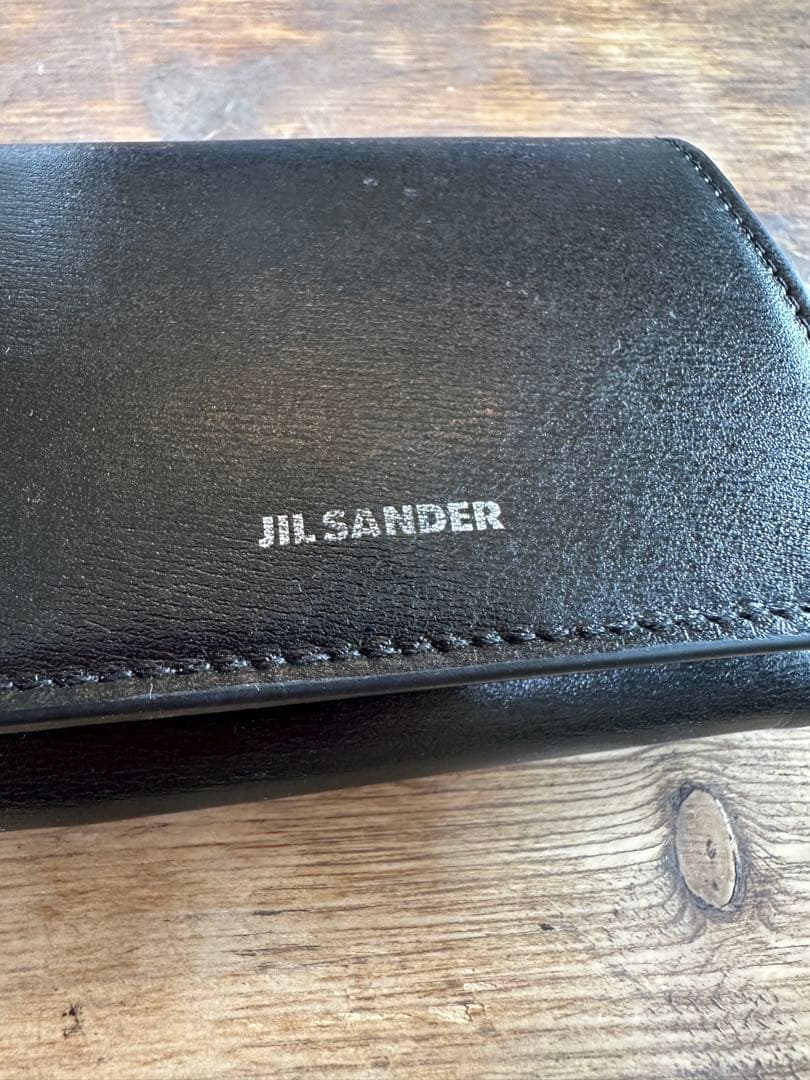 JIL SANDER ブラック 三つ折り財布