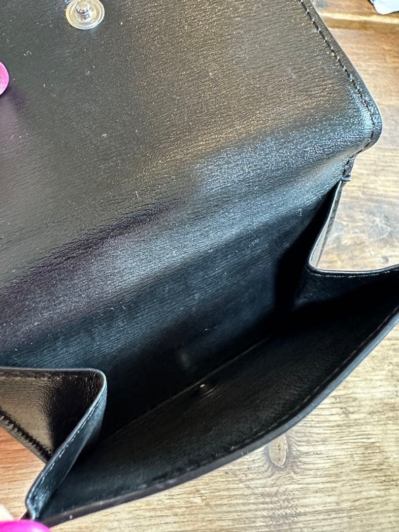JIL SANDER ブラック 三つ折り財布