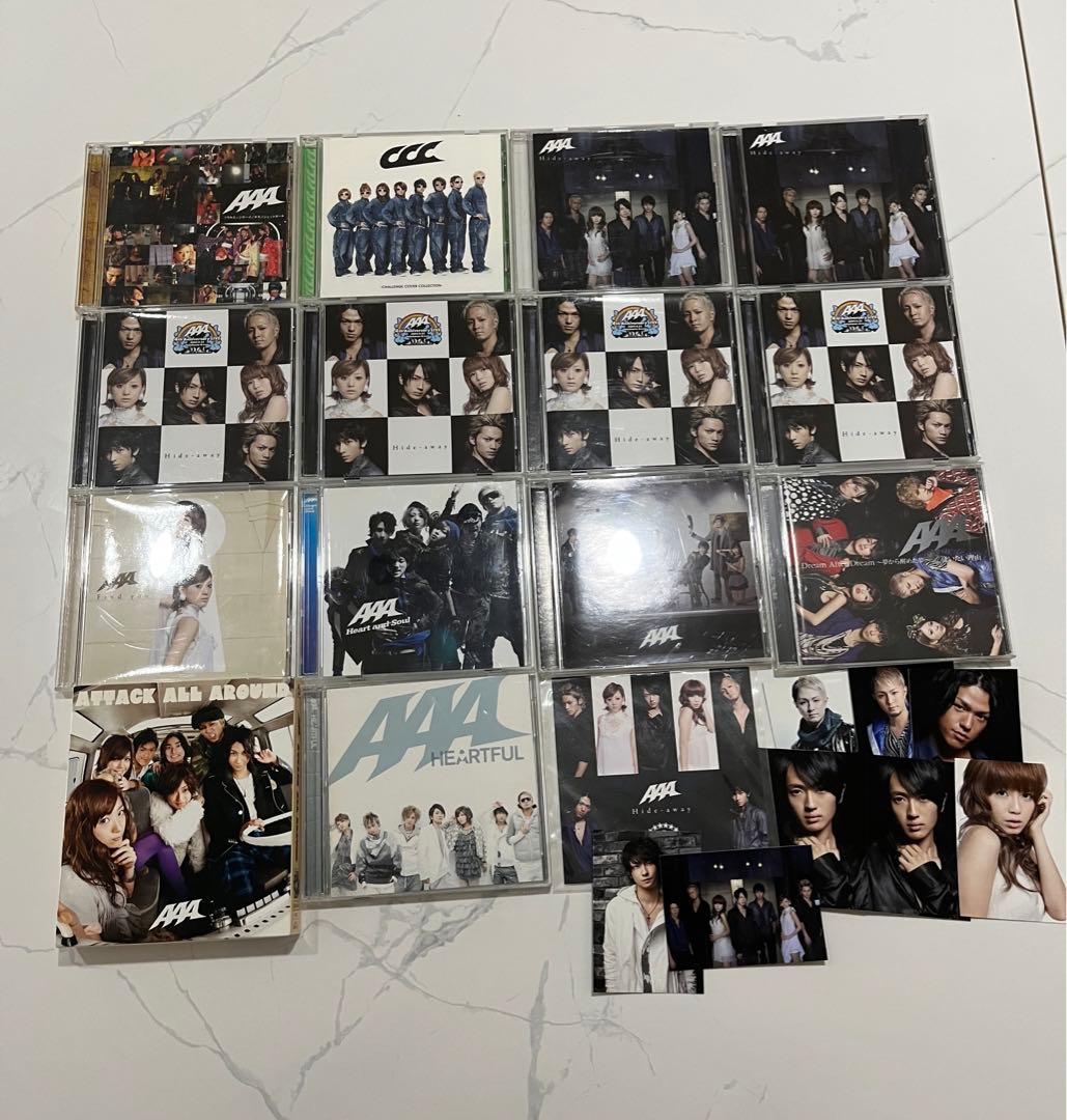 AAA CD DVD トレカ　まとめ売り
