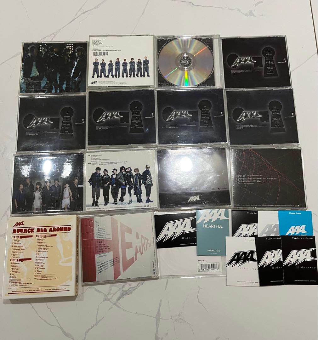 AAA CD DVD トレカ　まとめ売り