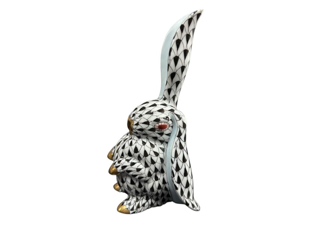 HEREND ヘレンド うさぎ フィギュリン ハンガリー製ハンドペイント磁器人形