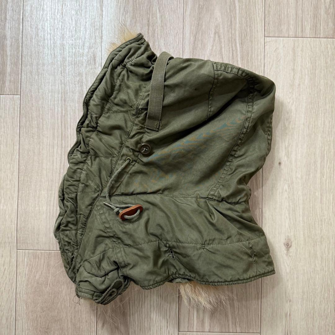 50s 米海兵隊 実物 M51 フィッシュテール コヨーテファーフード USMC
