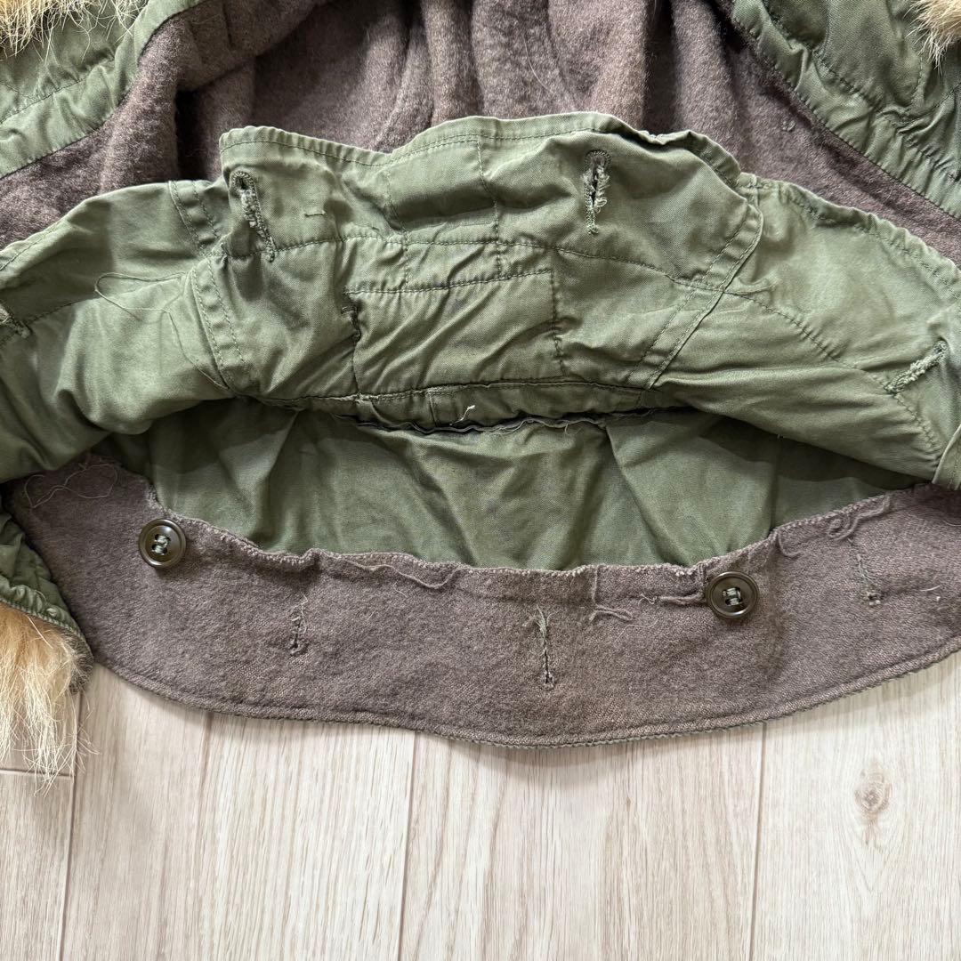 50s 米海兵隊 実物 M51 フィッシュテール コヨーテファーフード USMC