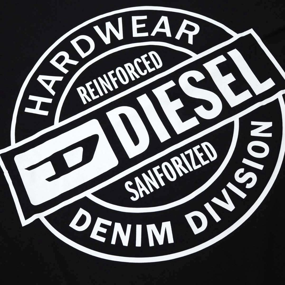 新品 DIESEL T-JUST オーバルD 半袖 Tシャツ ブラック XXL