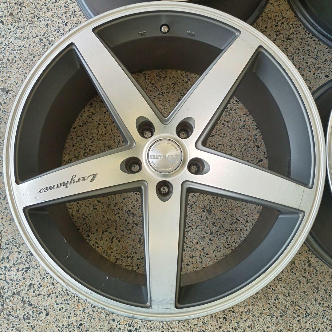 Laxy Hanes 19インチ 9.5J+40 114.3 5穴 アルミ4本