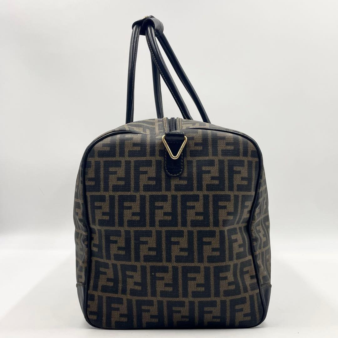【美品】FENDI フェンディFF柄 2way ボストンバック PVC×レザー