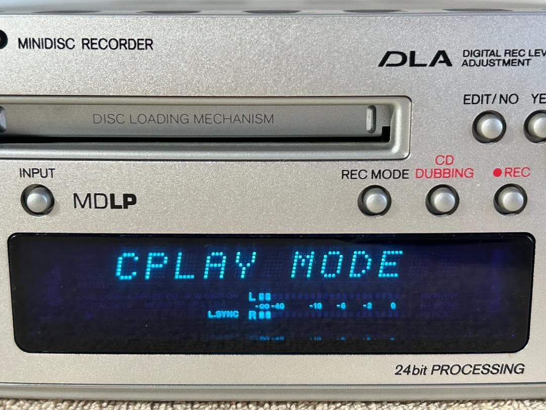 ONKYO オンキョー　MD-101A MDレコーダー取説付　中古動作確認済