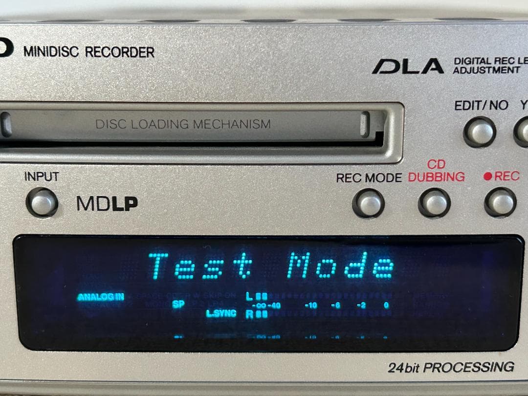 ONKYO オンキョー　MD-101A MDレコーダー取説付　中古動作確認済