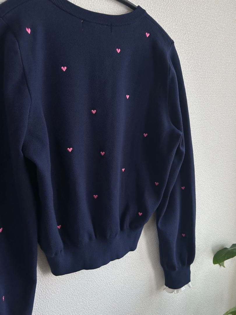 【超美品】Apuweiser-riche ハートカーディガン　ニット　2way
