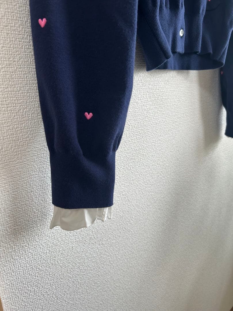 【超美品】Apuweiser-riche ハートカーディガン　ニット　2way