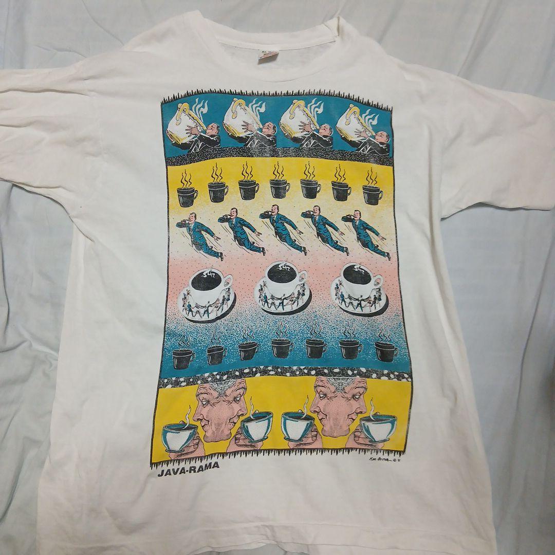 90s　コーヒー　kenbrown　アートtシャツ