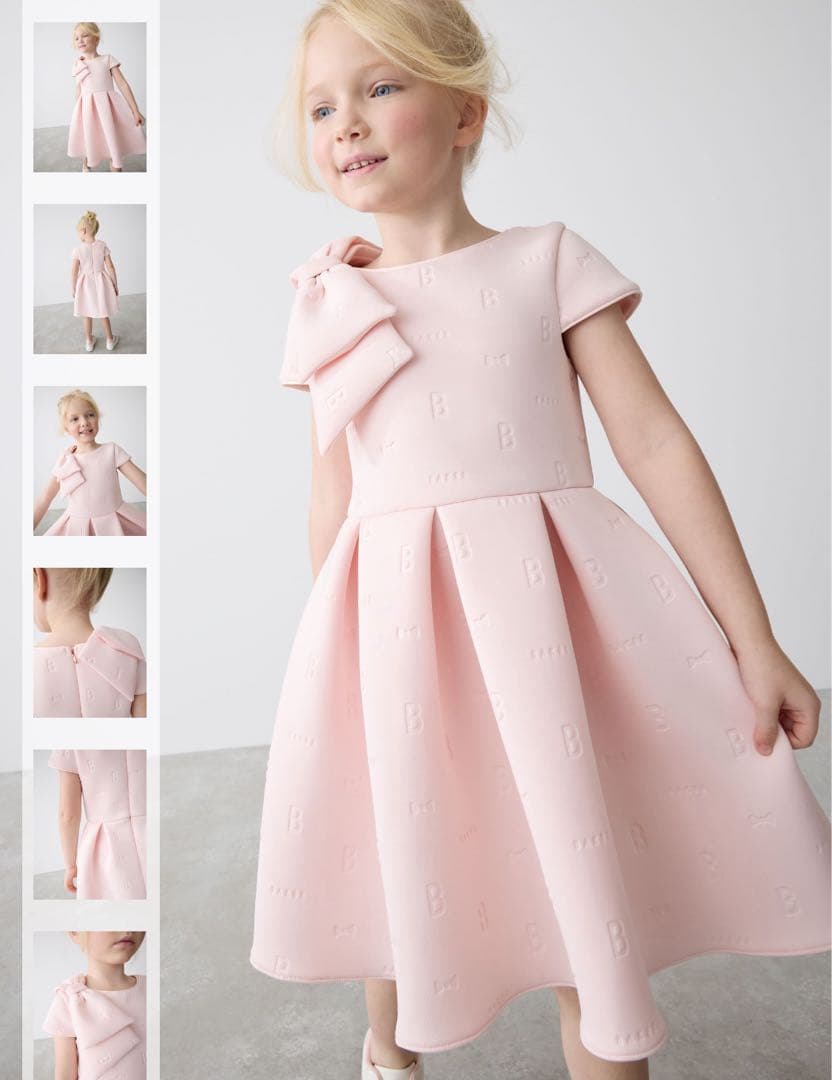 TED BAKERピンクフレアワンピース