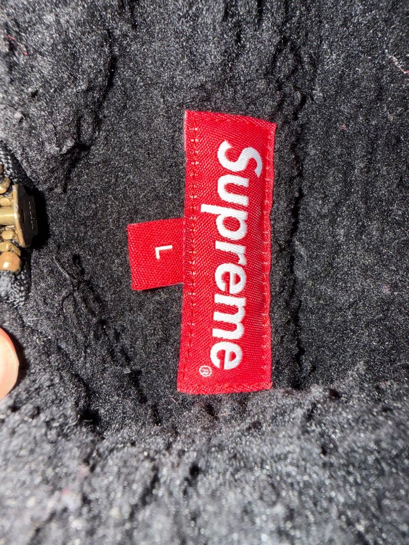 Supreme 21aw スタッズ付きボアジャケット L