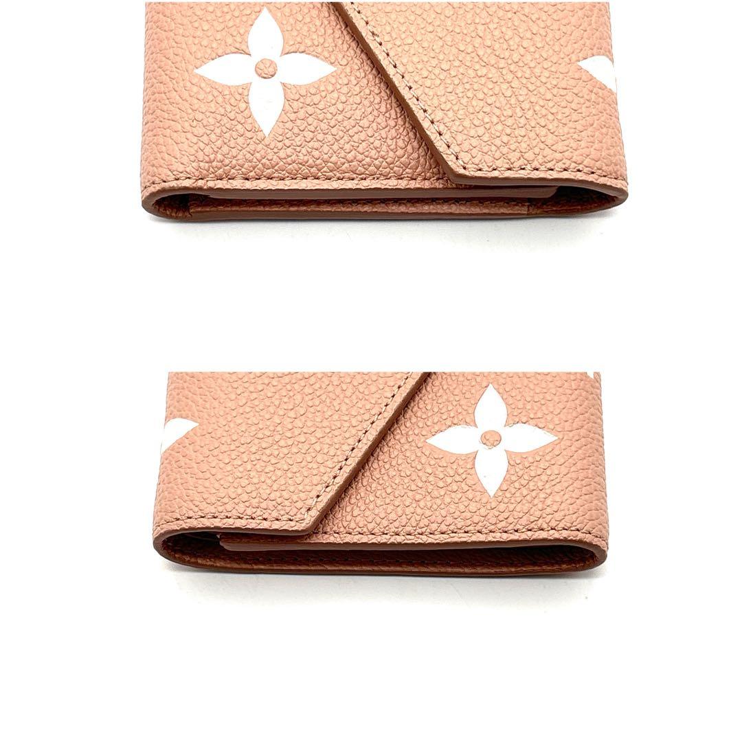 未使用級◆LOUIS VUITTON ポルトフォイユ ヴィクトリーヌ ピンク