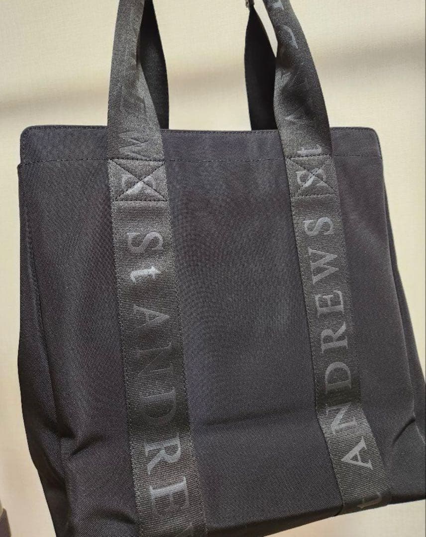 美品　St Andrews ブラック トートバッグ