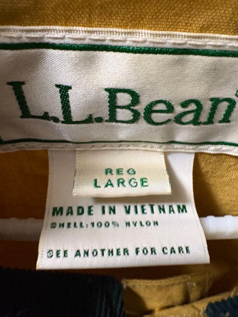 L.L.Bean カバーオール Lサイズ カーキ