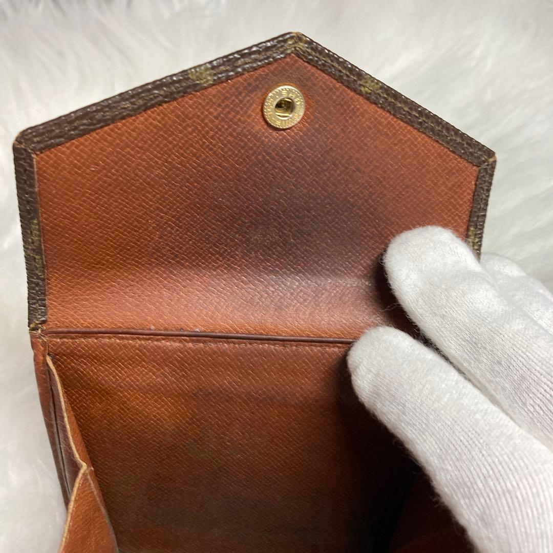 Louis Vuitton 二つ折り財布 モノグラム ブラウン 箱あり