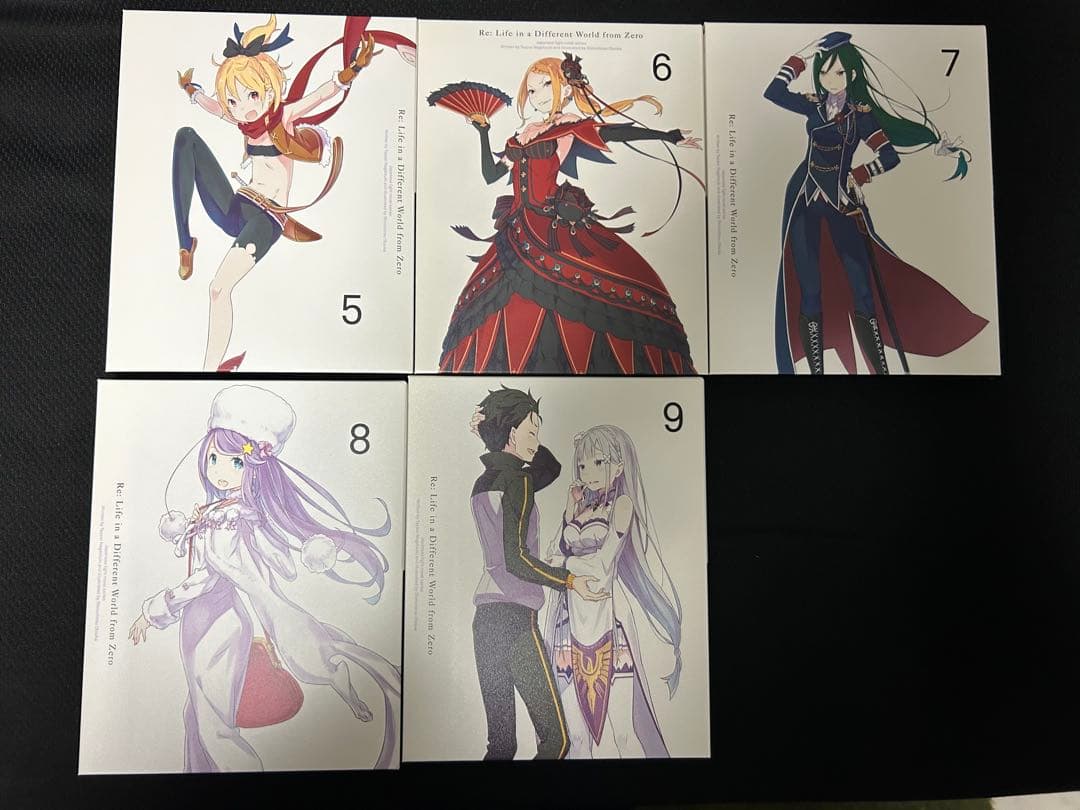 【初回限定版】Re:ゼロから始める異世界生活　1巻〜9巻セット　収納box付き