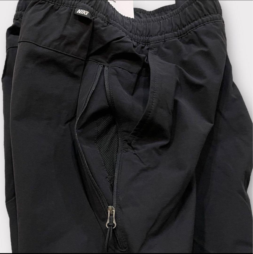 ナイキ　ウーブン　テーパードパンツ　メンズ　M ブラック　ストレッチ　黒