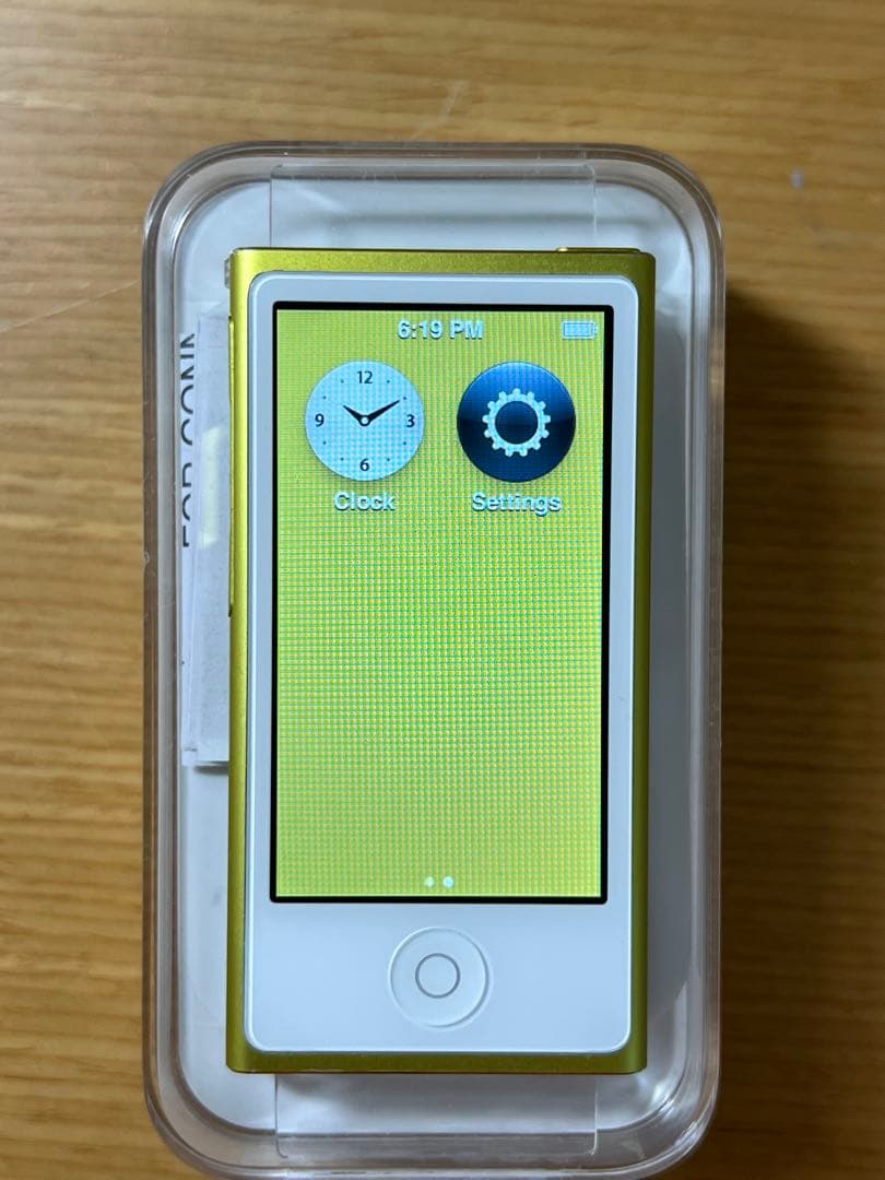 iPod nano7世代/イエロー(イヤホンなし)