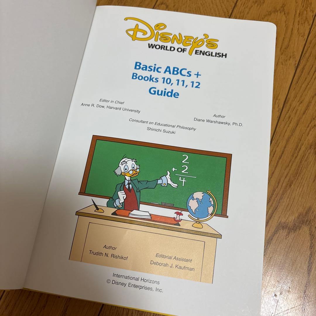 キッズ・ファミリー Disney Basic ABCs + Books 10, 11, 12