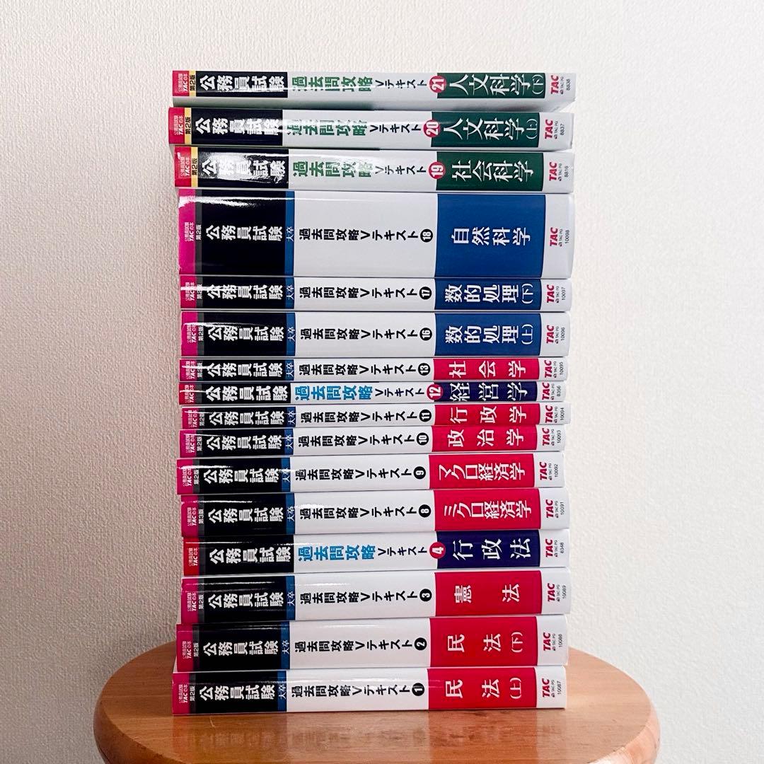 TAC公務員試験対策　ほぼ新品未使用