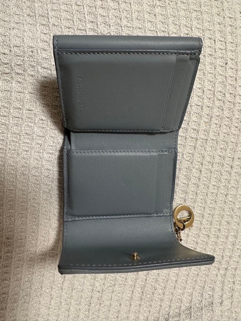 Dior ミニウォレット ミニ財布 日本限定色 水色