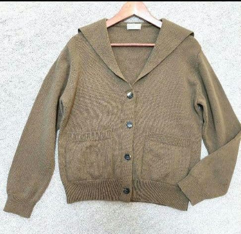 マーガレット・ハウエル　WOOL COTTON TWISTカーディガン　M