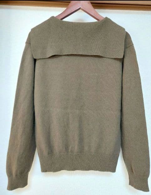 マーガレット・ハウエル　WOOL COTTON TWISTカーディガン　M