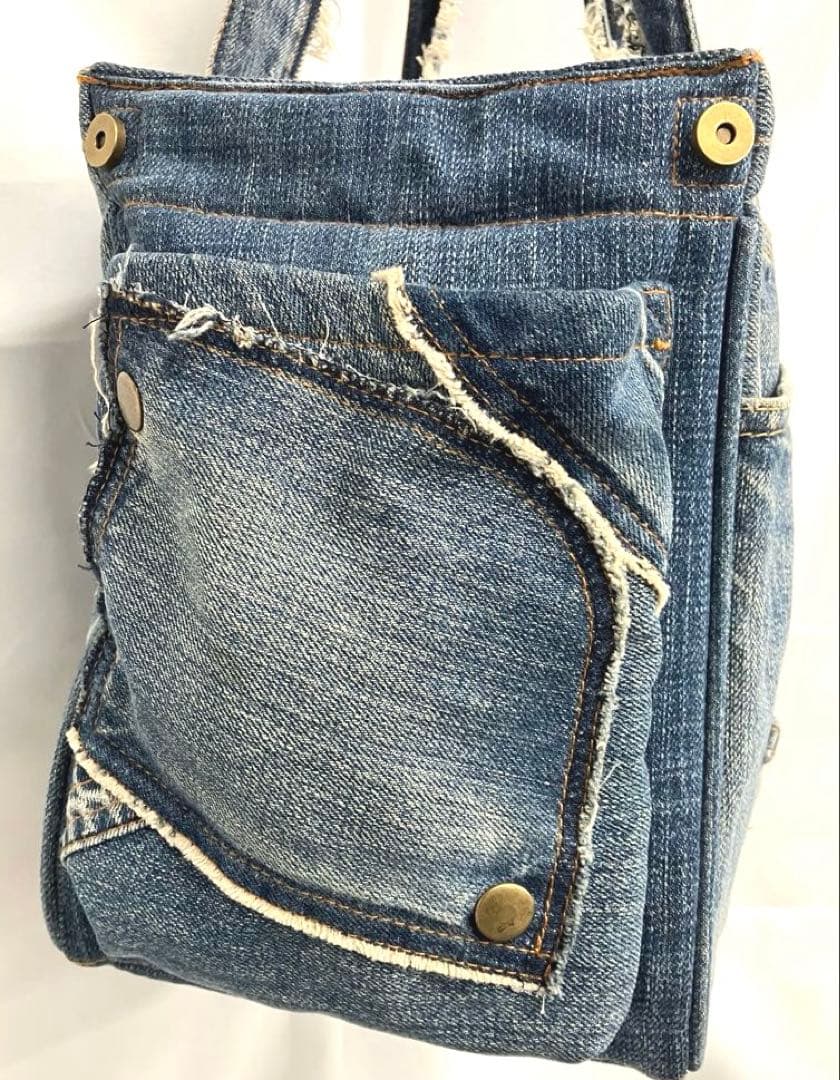 S1-68 Ragstar デニムキャリーバッグ 2way ペット用 美品