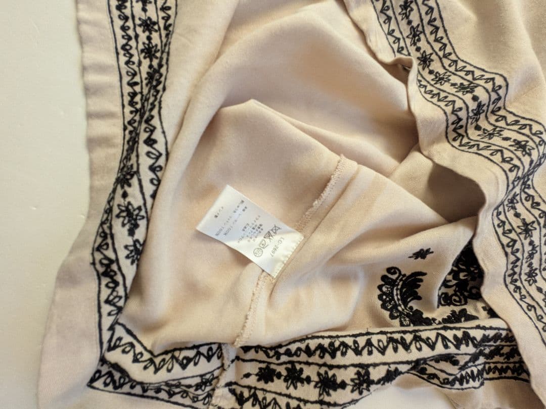 ne Quittez pas 刺繍カフタンチュニックワンピース ヌキテパ