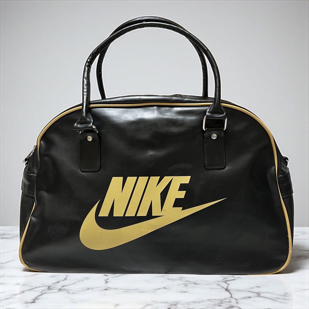 【希少】80s NIKE オールドナイキ ボストンバッグ　ビッグロゴ