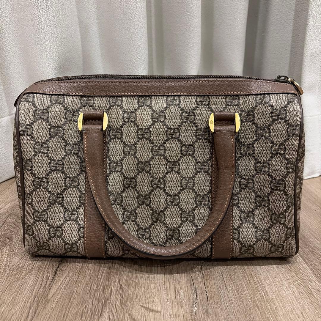 グッチ GUCCI シェリーライン オールドグッチ ミニボストン GGスプリーム