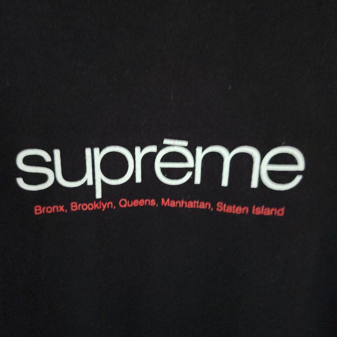 supreme CLASSIC LOGO Tシャツ 黒 M 中古