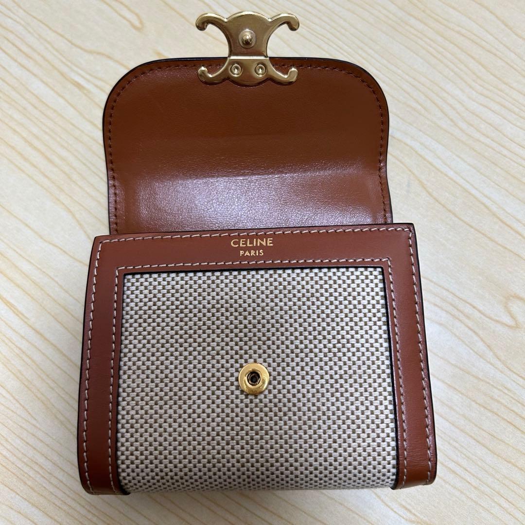 【最終値下げ】CELINE スモールフラップウォレット トリオンフ