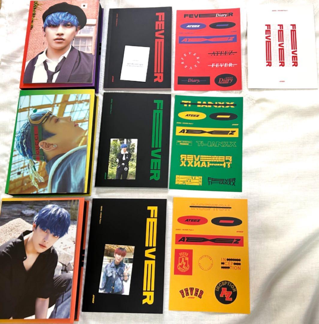 ateez CDアルバムまとめ売り
