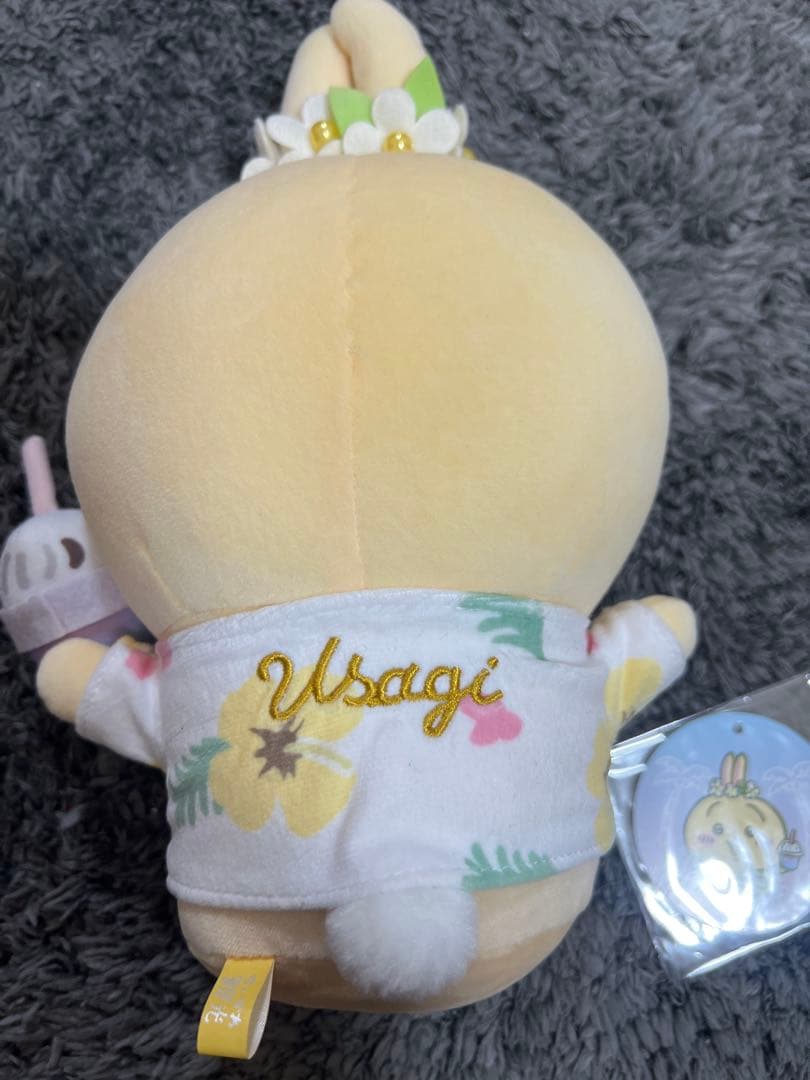 初回生産分 ちいかわ 旅行行きたいぬいぐるみS うさぎ 初版