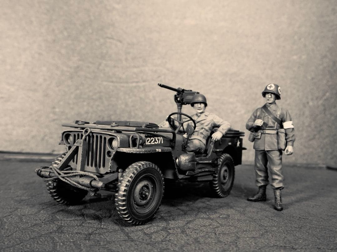タミヤ1/35 US ジープウィリスMB プラモデル完成品