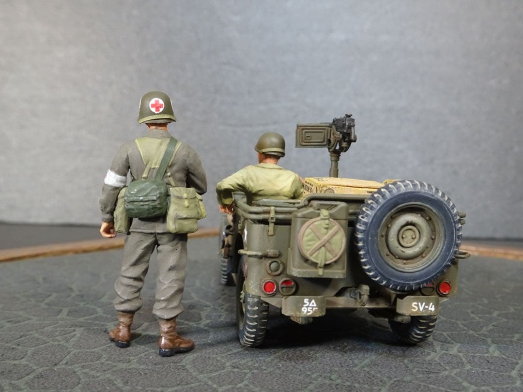 タミヤ1/35 US ジープウィリスMB プラモデル完成品