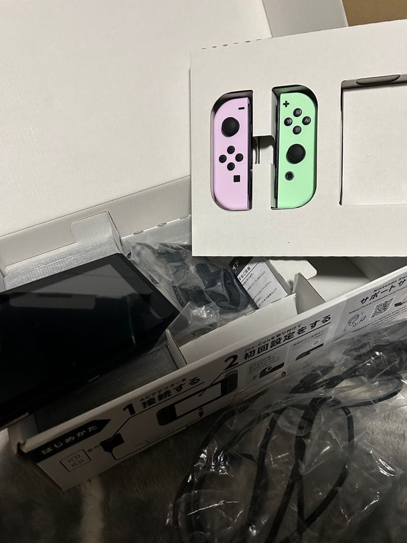NintendoSwitch 本体 ミントグリーン・パープル Joy-Con付き