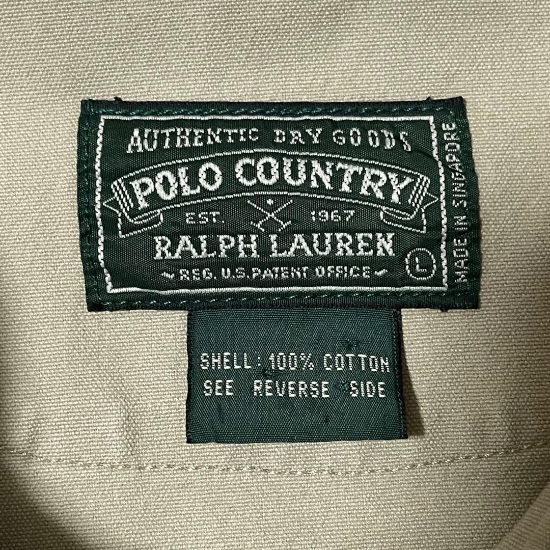 希少 80s POLO COUNTRYスイングトップポロカン ラルフローレンL