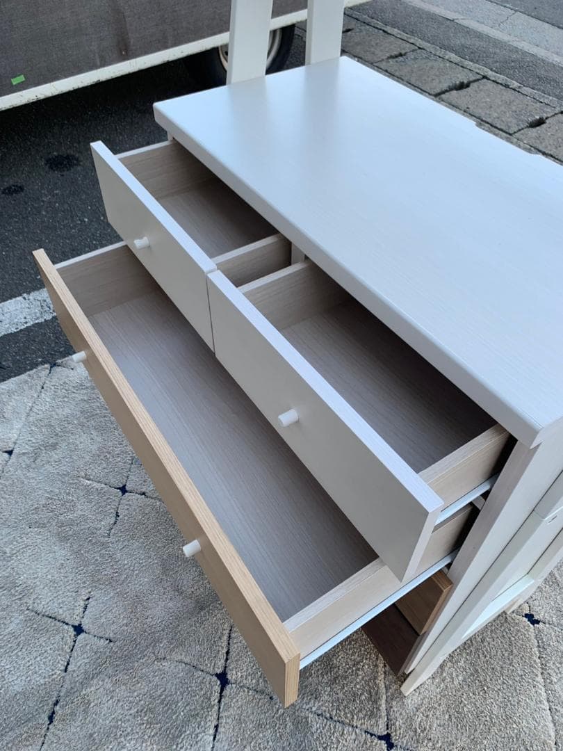 【よーこ】チェストラック ニトリ ランダム2 80 83.2×40×175