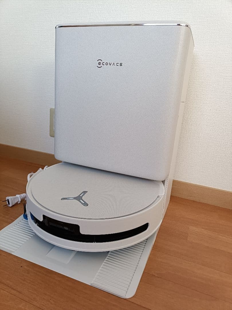 【美品】エコバックスDEEBOT T90 PRO OMNIロボット掃除機ホワイト