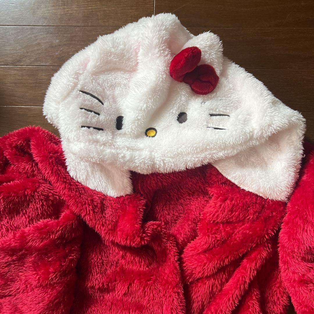 お値下げ！ハローキティ 着ぐるみルームウェア 赤　大人用