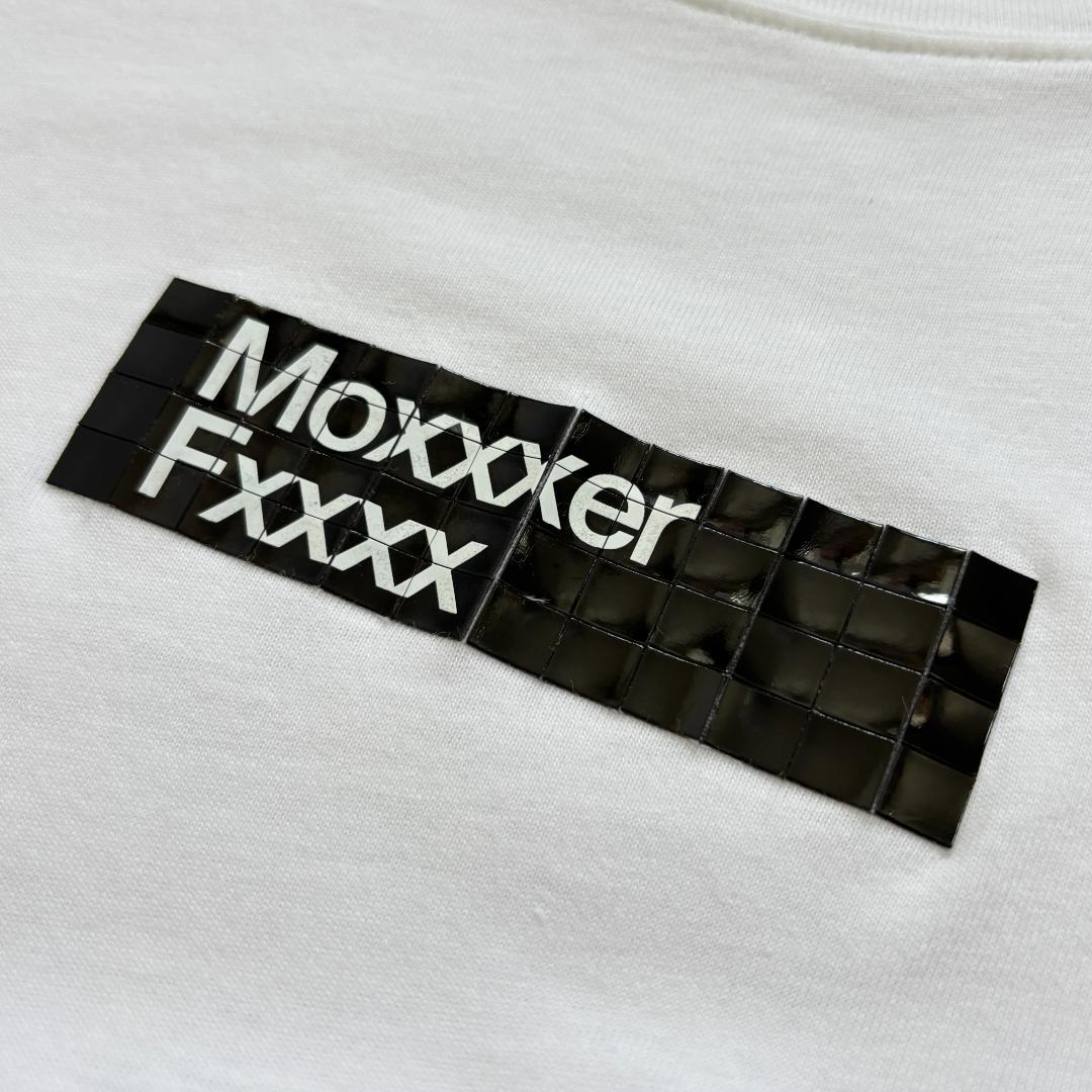 【QR確認済】モンクレール×フラグメントコラボ/Tシャツ/センターロゴ/白/L