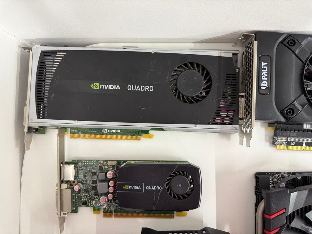 ジャンク・まとめ売りグラフィックボード 9枚セット (GTX980/1050等)