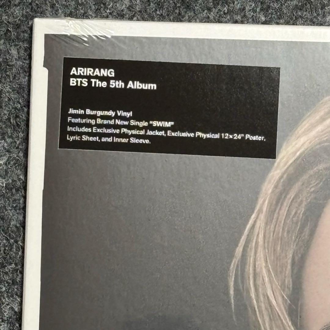 BTS ARIRANG Standard Vinyl ジミン JIMIN LP