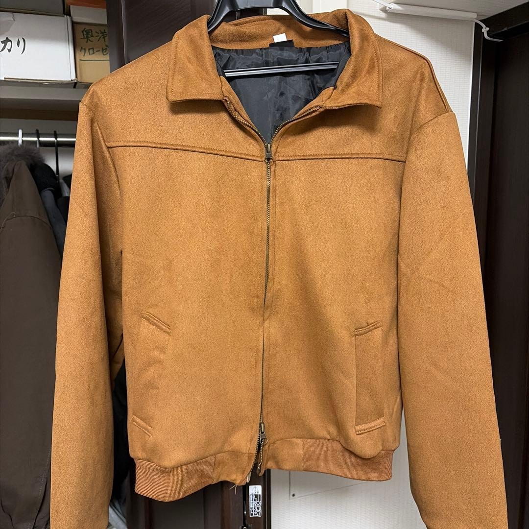 ジャケット・アウター Chikashitsu + fake suede blouson