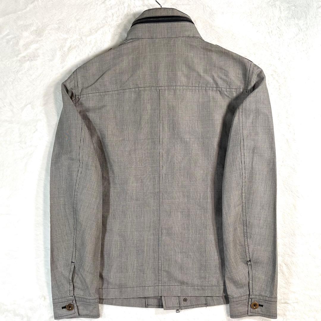 【極美品】Paul Smith グレンチェック ミリタリーブルゾン メンズ L